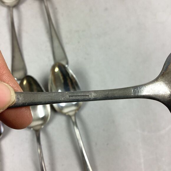 Set of 6 Geislingen Silver Plated Serving Spoons - Made In Germany - Picture 4 of 5